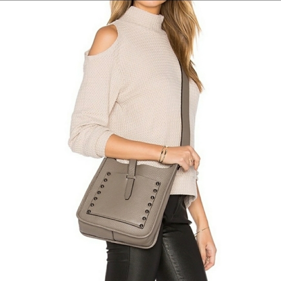 Rebecca Minkoff Handbags - Rebecca minkoff taupe studded bucket crossbody bag